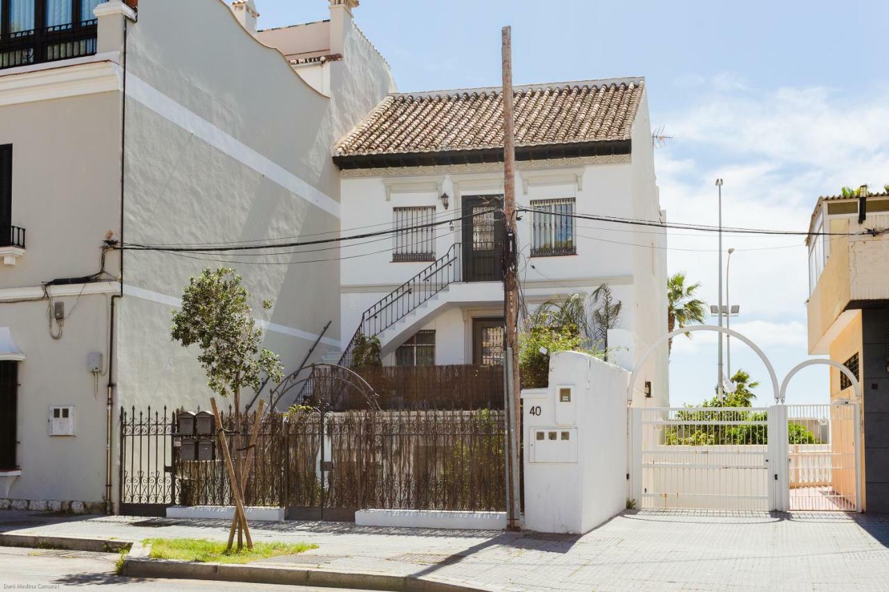 Loft con gran terraza en primera linea de playa Málaga Esterno foto